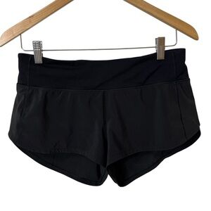Lululemon black running shorts